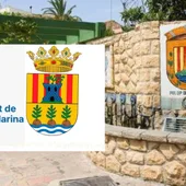 Polémica sobre el cambio de colores del escudo de Polop Polémica sobre el cambio de colores del escudo de Polop