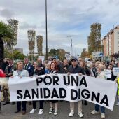 Medio millar de talaveranos se manifiestan por la sanidad