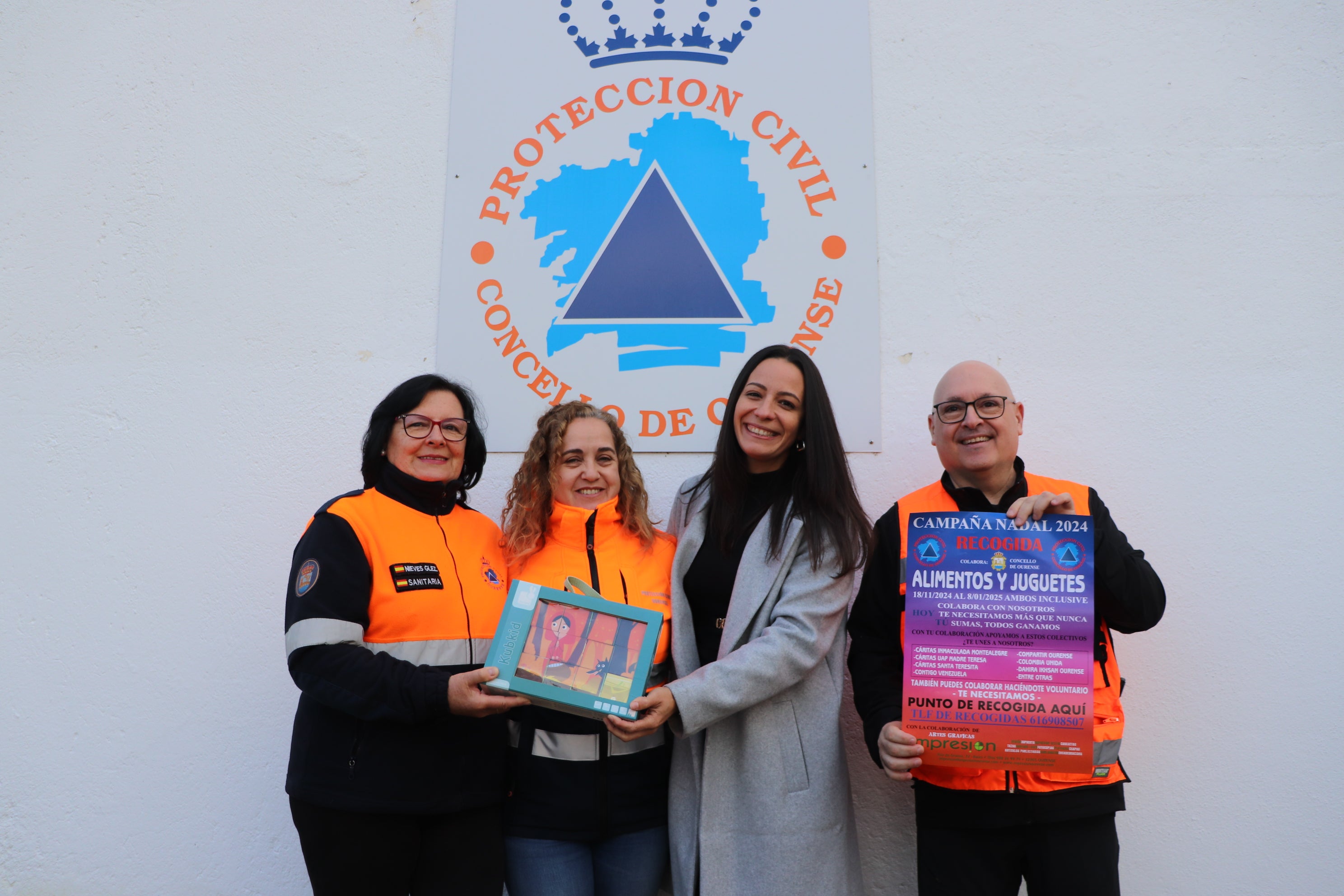 Protección Civil de Ourense inicia a campaña de Nadal 2024 de recollida de alimentos e xoguetes Protección Civil de Ourense inicia a campaña de Nadal 2024 de recollida de alimentos e xoguetes
