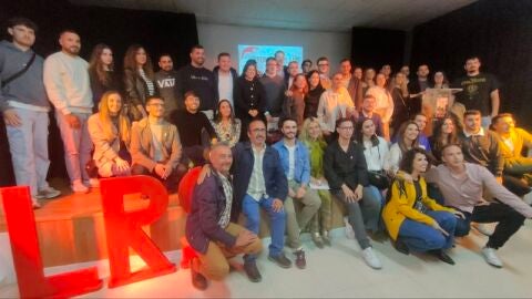 Rosa Le&oacute;n, Patxi L&oacute;pez y Fernando Ayala, Premios a la Memoria Hist&oacute;rica de las Juventudes Socialistas de C&aacute;ceres