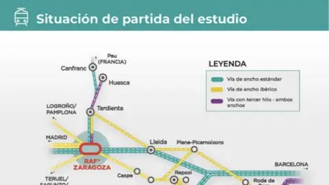 A estudio un itinerario de mercancías para unir Pau-Canfranc y el Corredor Mediterráneo A estudio un itinerario de mercancías para unir Pau-Canfranc y el Corredor Mediterráneo