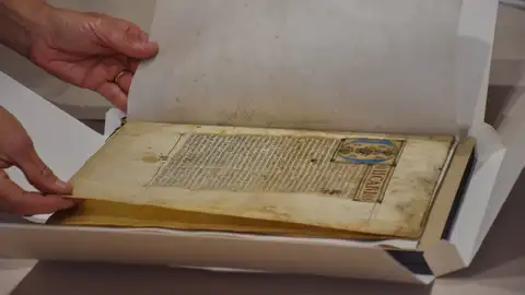 El pergamino, del siglo XVI El pergamino, del siglo XVI