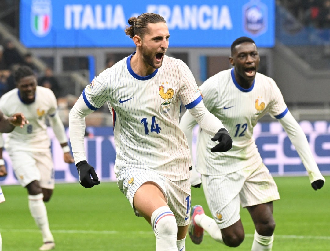 Rabiot devora a Italia y conquista el liderato para Francia Rabiot devora a Italia y conquista el liderato para Francia