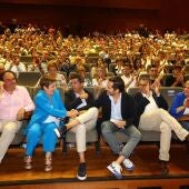 Marian Cano, en su candidatura a las Europeas con Mazón en La Nucía. También asistieron las conselleras Salomé Pradas y Nuria Montes