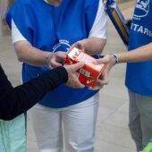 Alimentos donados al Banco de Alimentos, fotografía de archivo