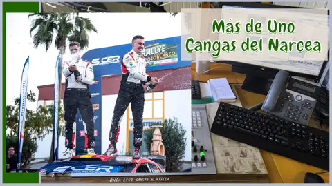 Cachón y Rozada celebran la victoria del Campeonato en Córdoba Cachón y Rozada celebran la victoria del Campeonato en Córdoba