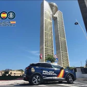 Imagen de archivo de la Policía Nacional en Benidorm Imagen de archivo de la Policía Nacional en Benidorm