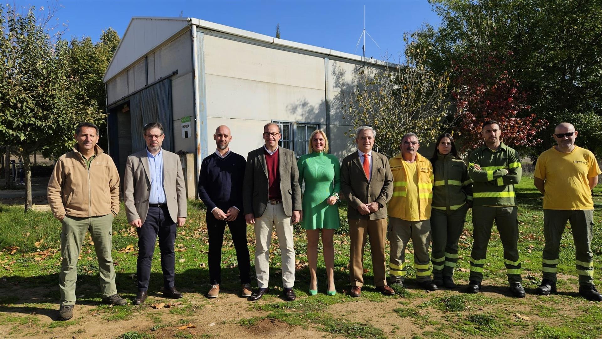 La base del Infoex en la pedanía cacereña de Rincón de Ballesteros será ampliada y remodelada La base del Infoex en la pedanía cacereña de Rincón de Ballesteros será ampliada y remodelada