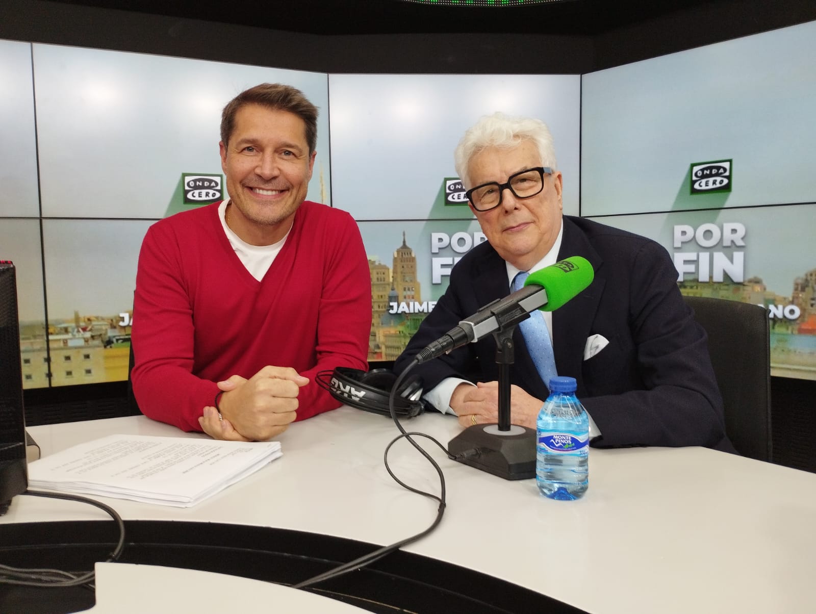 Jaime Cantizano y Ken Follet Jaime Cantizano y Ken Follet