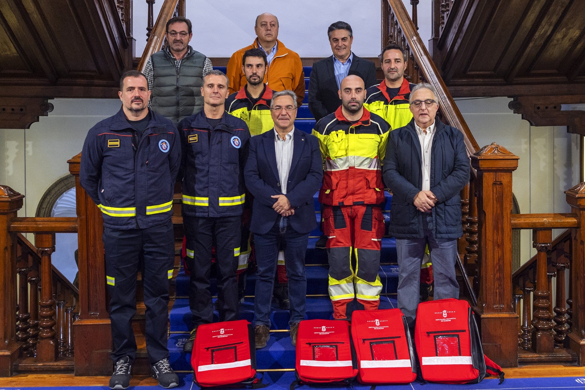 Recibidos na Deputación de Ourense os bombeiros do Consorcio que acudiron a Valencia Recibidos na Deputación de Ourense os bombeiros do Consorcio que acudiron a Valencia