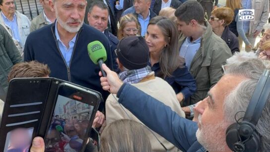 Carlos Alsina con el Rey en Chiva (Valencia)