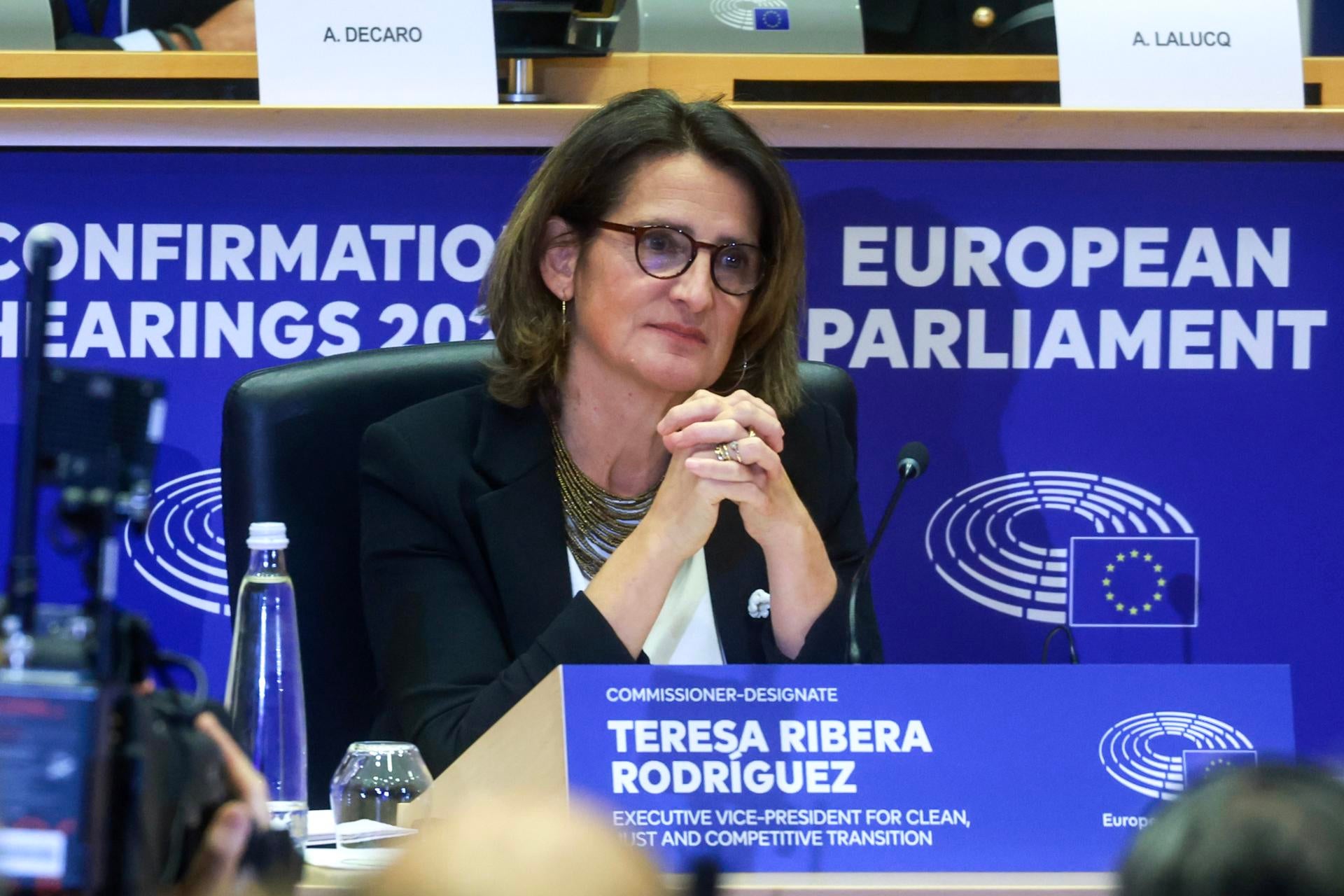 Todos los frentes que tiene Teresa Ribera: de la DANA a la Comisión Europea Todos los frentes que tiene Teresa Ribera: de la DANA a la Comisión Europea