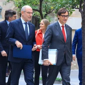 Salvador Illa i el conseller d'Acció Exterior, Jaume Duch Salvador Illa i el conseller d'Acció Exterior, Jaume Duch