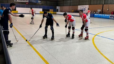 19-11-2024 Fandos y Aspra, del Oviedo Roller, en un partido