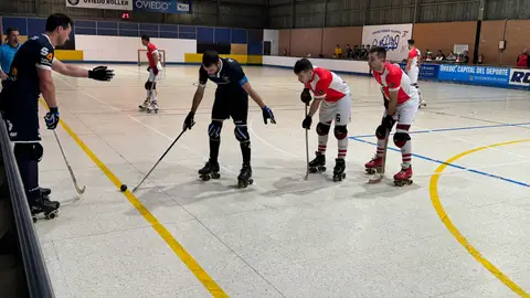 19-11-2024 Fandos y Aspra, del Oviedo Roller, en un partido 19-11-2024 Fandos y Aspra, del Oviedo Roller, en un partido