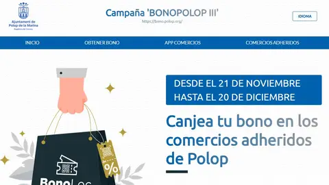 Tercer año de la campaña de Bonoconsumo en Polop Tercer año de la campaña de Bonoconsumo en Polop