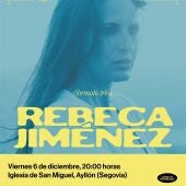 Rebeca Jiménez abre el ciclo de conciertos ‘Entorno a Fogo’ con una actuación personal el 6 de diciembre    