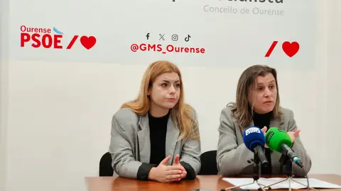 Alba Iglesias e Natalia González (Grupo municipal do Psoe de Ourense) Alba Iglesias e Natalia González (Grupo municipal do Psoe de Ourense)