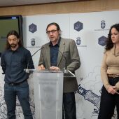 Pedro Lozano durante la rueda de prensa