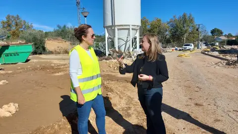 La vicepresidenta primera y responsable de Egevasa, Natàlia Enguix, visita una de las zonas afectadas. La vicepresidenta primera y responsable de Egevasa, Natàlia Enguix, visita una de las zonas afectadas.