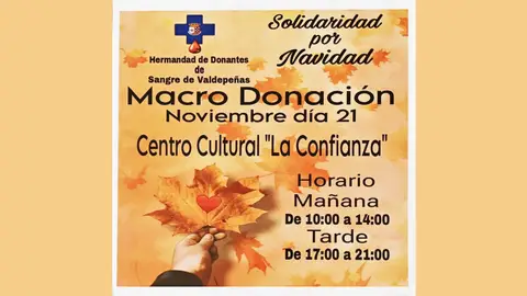 Macro donación de sangre en Valdepeñas Macro donación de sangre en Valdepeñas