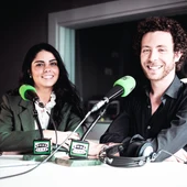 Aitana Ocaña y Guillermo Mendoza en Onda Cero Granada Aitana Ocaña y Guillermo Mendoza en Onda Cero Granada