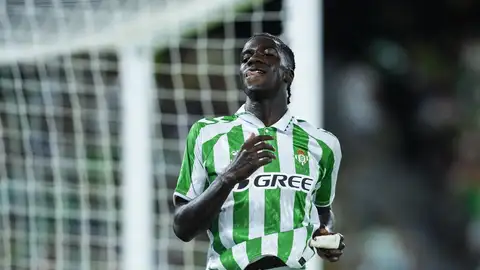 Assane Diao, en un partido con el Betis. Assane Diao, en un partido con el Betis.