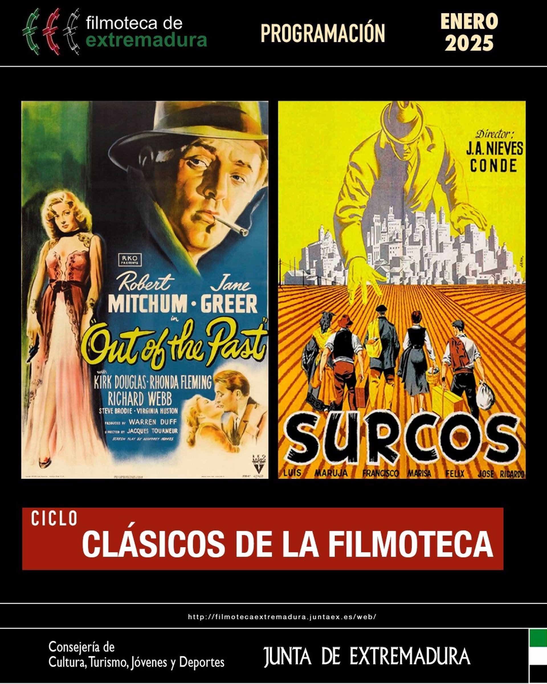La Filmoteca de Extremadura inaugura el año con 14 películas de cine clásico, contemporáneo y español La Filmoteca de Extremadura inaugura el año con 14 películas de cine clásico, contemporáneo y español