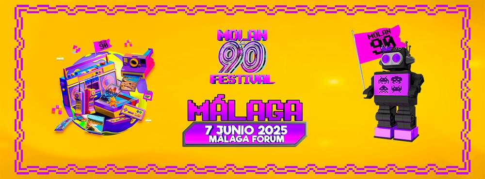 Málaga se rendirá a los 90 el 7 de junio en el Málaga Forum Málaga se rendirá a los 90 el 7 de junio en el Málaga Forum