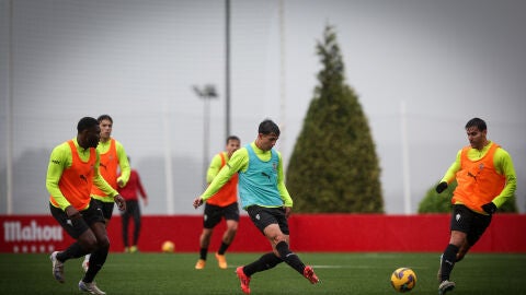 Imagen del entrenamiento en Mareo