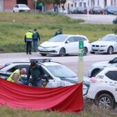 Imagen de la escena del crimen en Gerena 