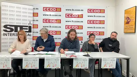 Representantes de CCOO y STEI anuncian movilizaciones para reclamar el plus de insularidad para los trabajadores de los centros de menores Representantes de CCOO y STEI anuncian movilizaciones para reclamar el plus de insularidad para los trabajadores de los centros de menores