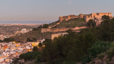 Castillo de Sagunto al atardecer