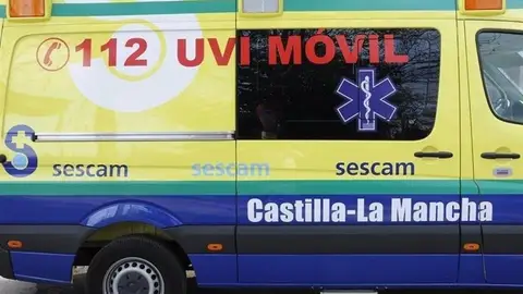 Una ambulancia del SESCAM Una ambulancia del SESCAM