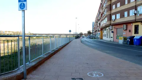 Un tramo de la nueva red ciclopeatonal impulsada por el Ayuntamiento de Sagunto Un tramo de la nueva red ciclopeatonal impulsada por el Ayuntamiento de Sagunto