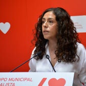 Noelia de la Cruz, portavoz del PSOE en el Ayuntamiento de Toledo