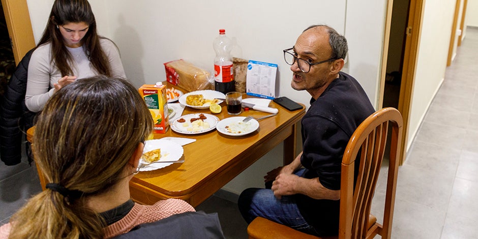 "Des de la covid l'increment de les persones sense llar ha anat a més" "Des de la covid l'increment de les persones sense llar ha anat a més"