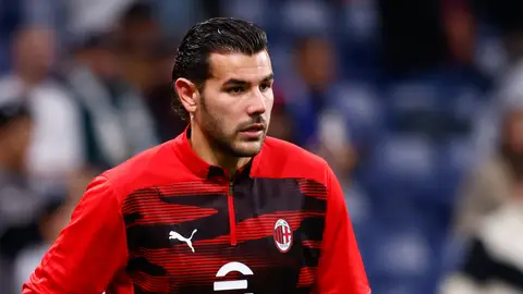 Theo Hernández durante un partido. Theo Hernández durante un partido.