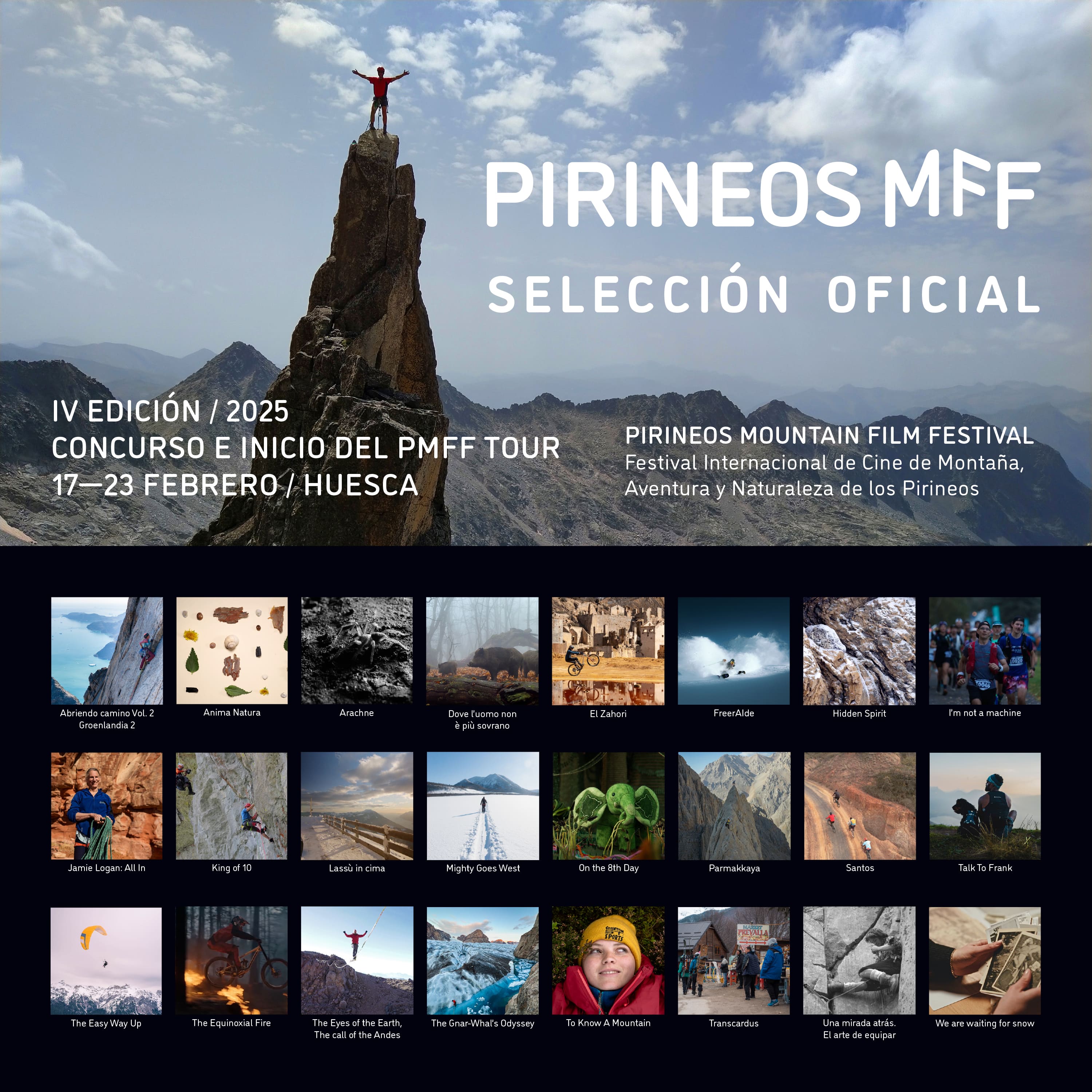 24 cortos competirán en el Pirineos Mountain Film Festival 24 cortos competirán en el Pirineos Mountain Film Festival