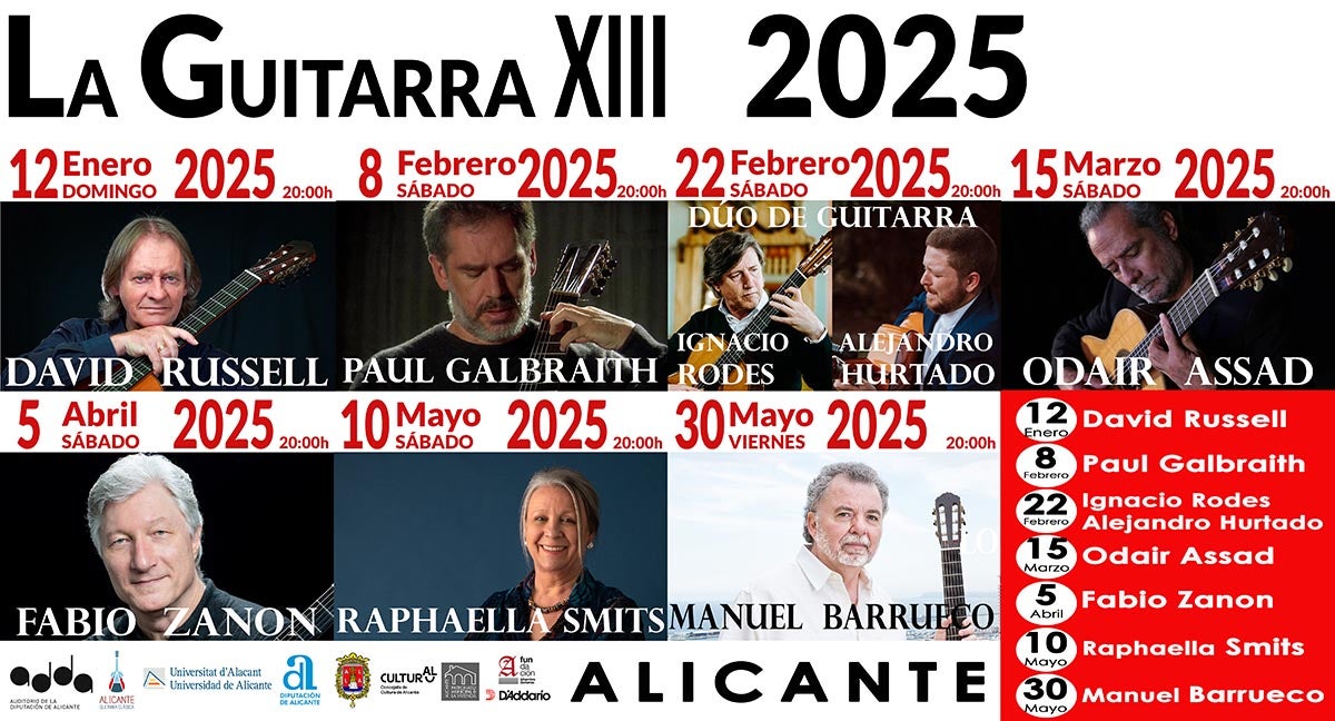 El Máster en Interpretación de Guitarra Clásica de la UA se inaugura este viernes El Máster en Interpretación de Guitarra Clásica de la UA se inaugura este viernes