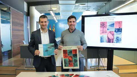 El alcalde de Sant Antoni de Portmany, Marcos Serra, y el concejal de Turismo, Desarrollo de la Economia Local y Fiestas, Miguel Tur, presentan el programa de actividades de las Fiestas de Sant Antoni 2025 El alcalde de Sant Antoni de Portmany, Marcos Serra, y el concejal de Turismo, Desarrollo de la Economia Local y Fiestas, Miguel Tur, presentan el programa de actividades de las Fiestas de Sant Antoni 2025