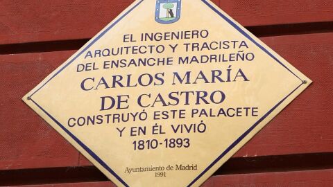 Placa de Carlos Mar&iacute;a de Castro