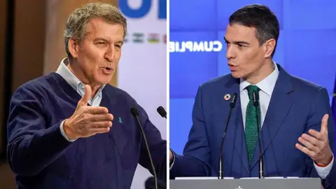 Batalla por la vivienda: las propuestas enfrentadas de Sánchez y Feijóo para hacer frente a la crisis Batalla por la vivienda: las propuestas enfrentadas de Sánchez y Feijóo para hacer frente a la crisis