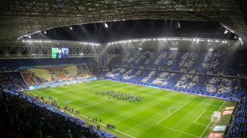 11-1-2025 Panor&aacute;mica del Carlos Tartiere en el derbi ante el Sporting