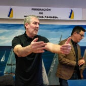 El secretario general de CC, Fernando Clavijo, participa este sábado en la capital grancanaria, en una jornada previa al VIII Congreso Nacional de la formación nacionalista