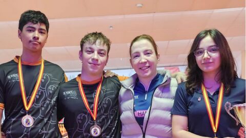 Una campeona de Espa&ntilde;a sub 14 y dos sub campeones, sub 18 y sub 21