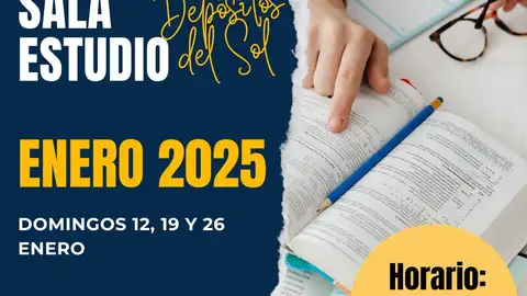 La sala de estudio de los Depósitos del Sol abrirá los dos próximos domingos La sala de estudio de los Depósitos del Sol abrirá los dos próximos domingos