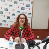 Sara Martínez, en los estudios de Onda Cero Radio Ciudad Real