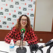 Sara Martínez, en los estudios de Onda Cero Radio Ciudad Real Sara Martínez, en los estudios de Onda Cero Radio Ciudad Real