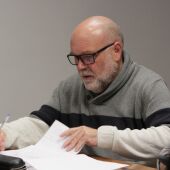Txema Fernández en una Comisión Informativa del Ayuntamiento de Toledo.